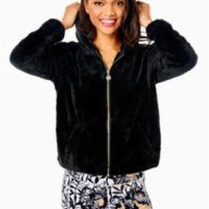NWT Lilly Pulitzer Sherpa Skipper Popover in Onyx
